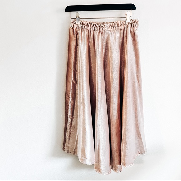 Xirena Vivien Nude Sparkle Skirt XS NWT - Picture 5 of 9